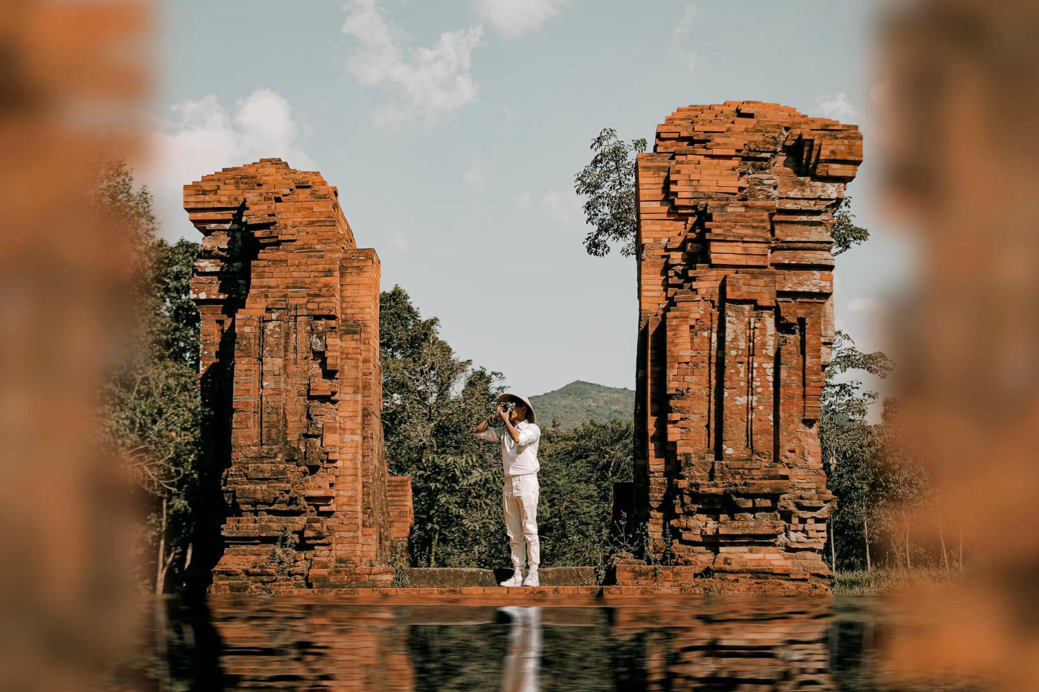 Ancient Champa brick temple towers at My Son Sanctuary day trip from Hoi An