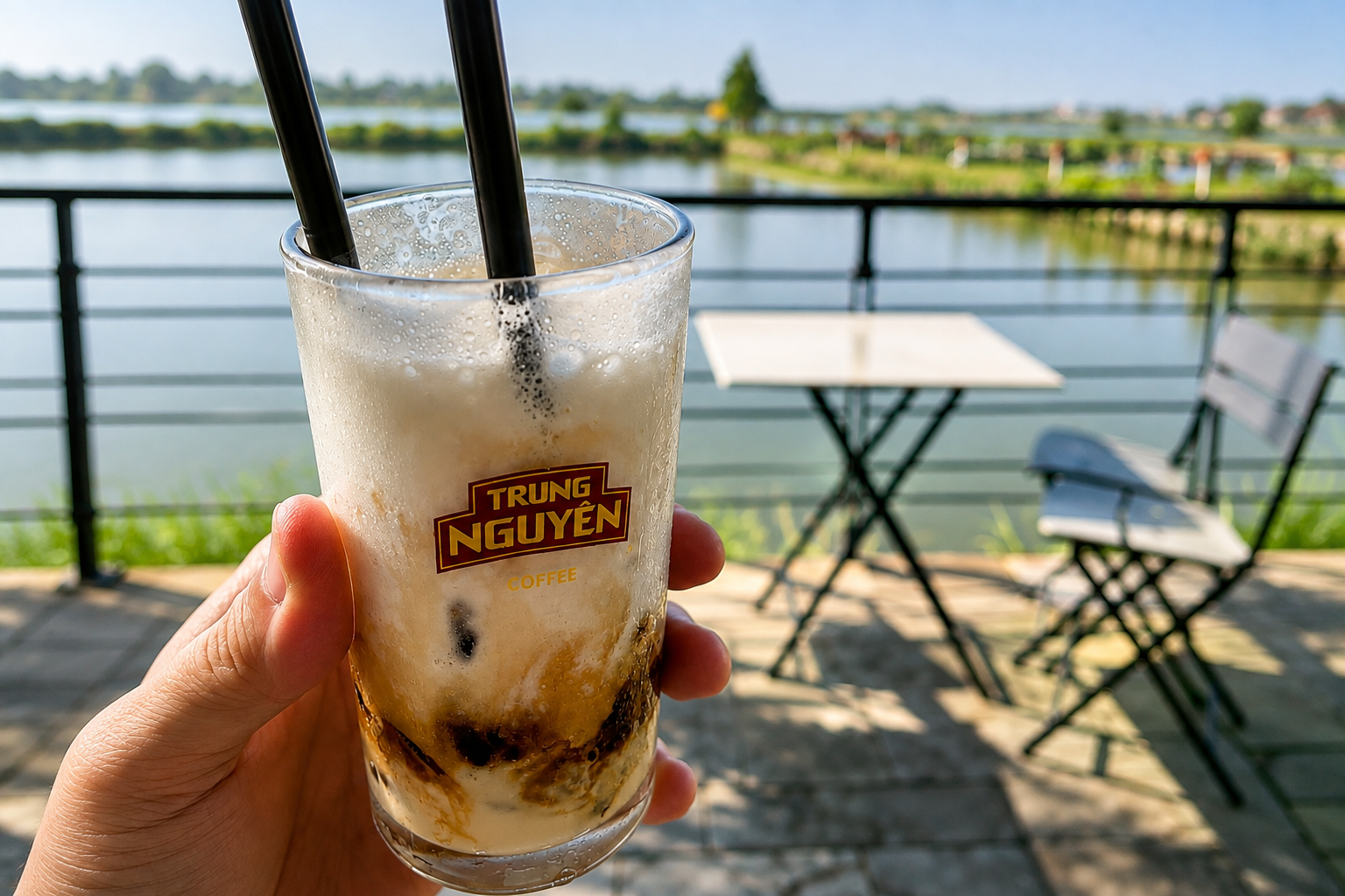 Ca Phe Muoi Salted Cream Vietnamese Coffee Cup in Hoi An