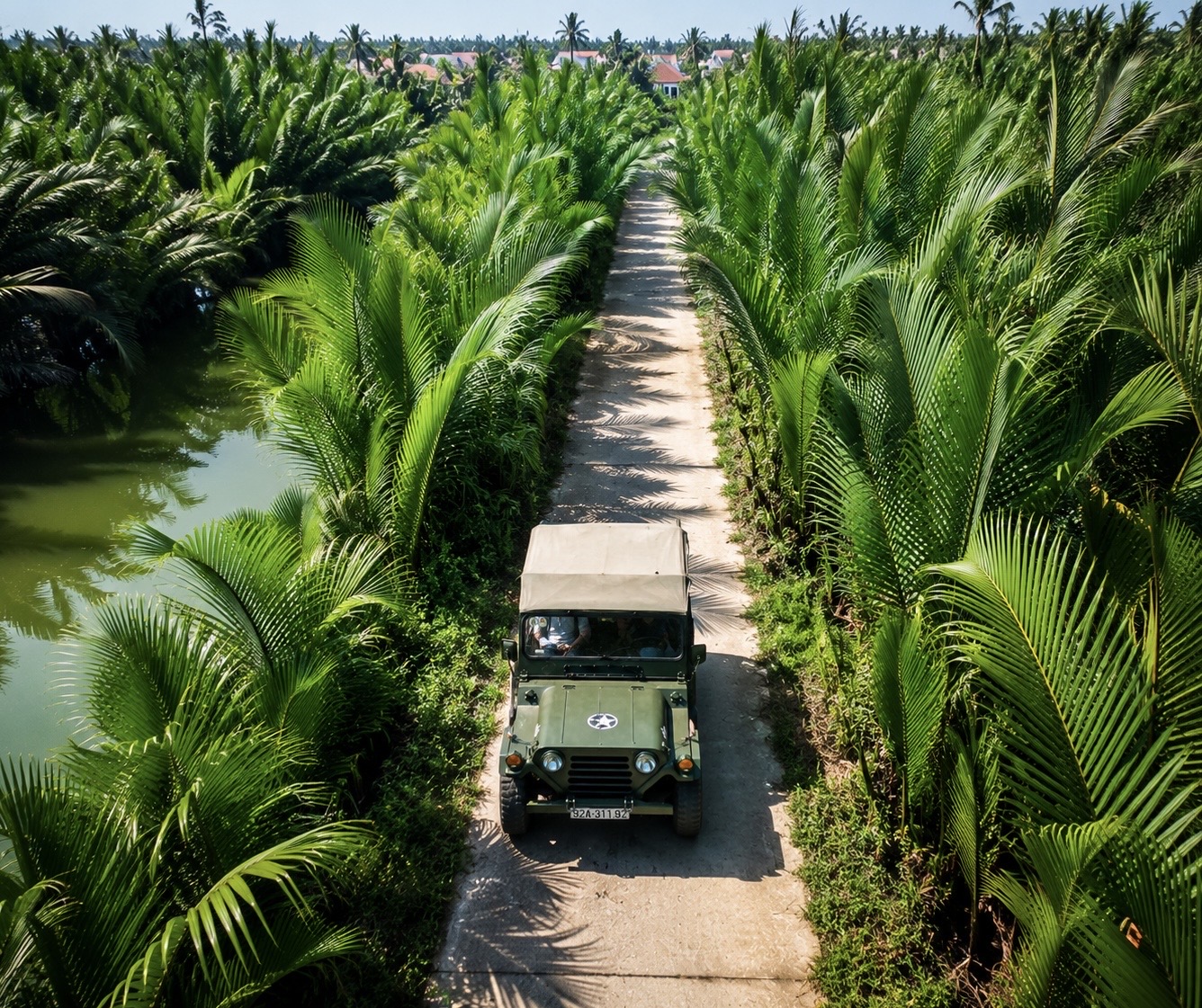 Water coconut forest Hoi An Jeep tour