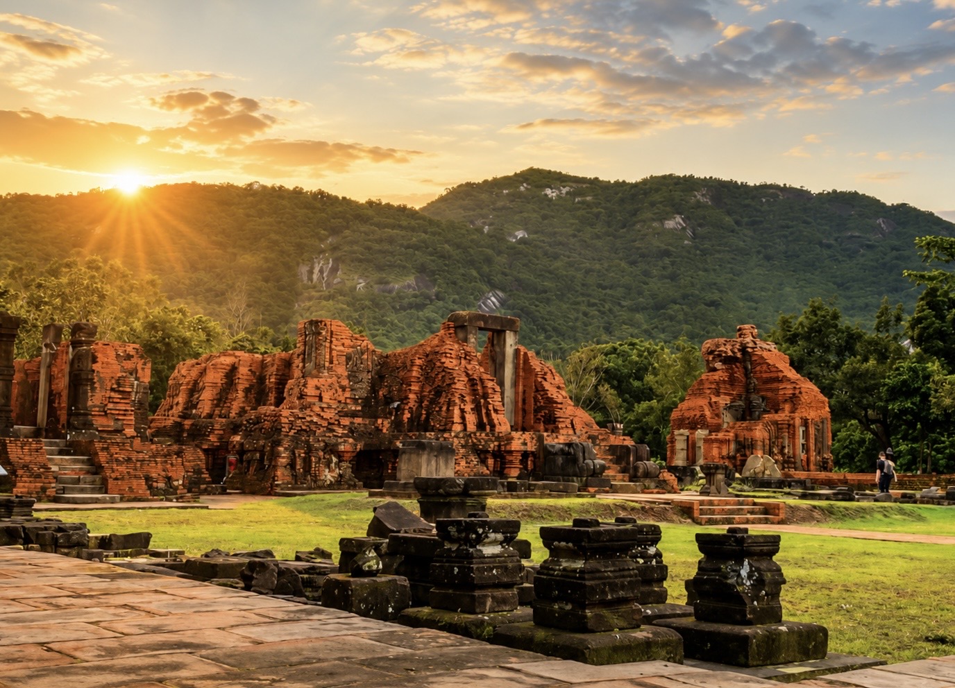 My Son Sanctuary Group A Cham temple ruins at sunrise