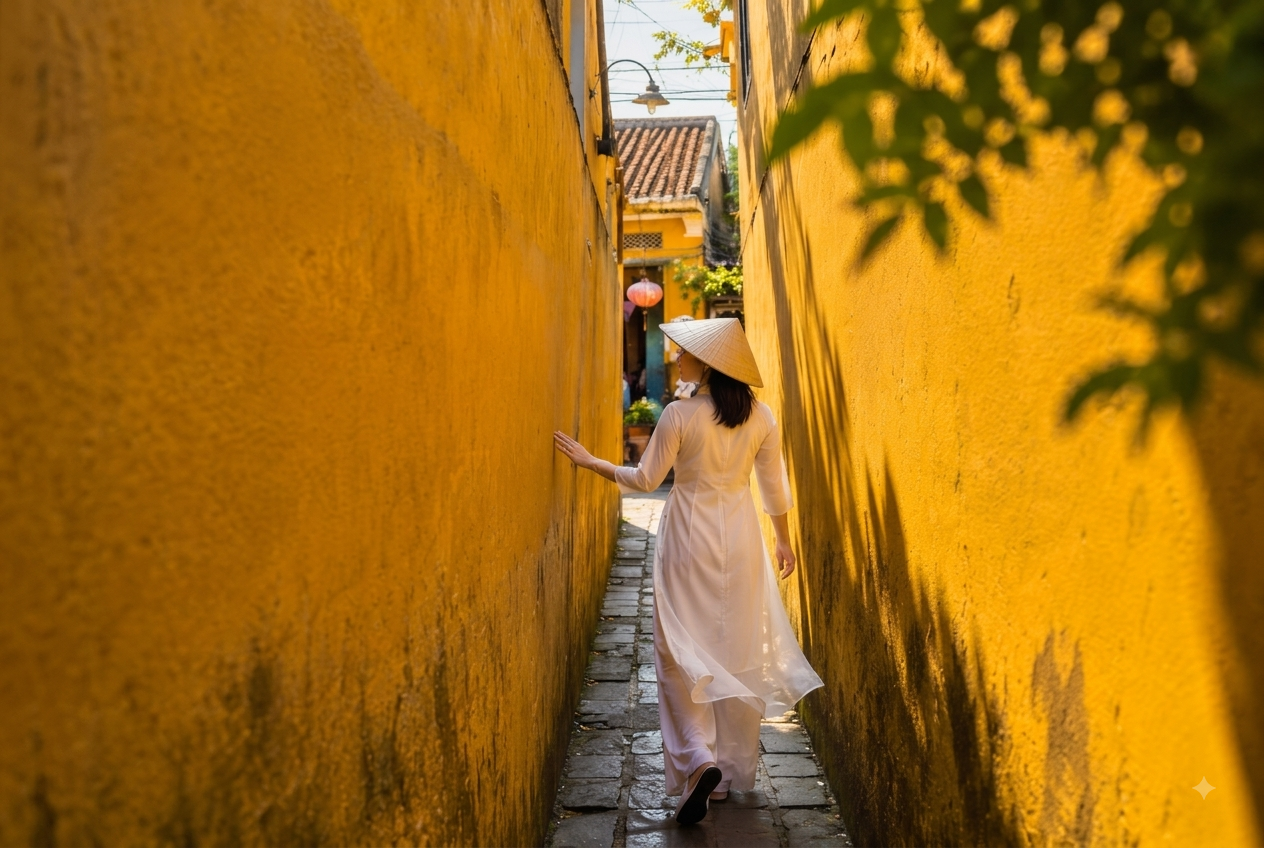 Hoi An Ancient Town street alley