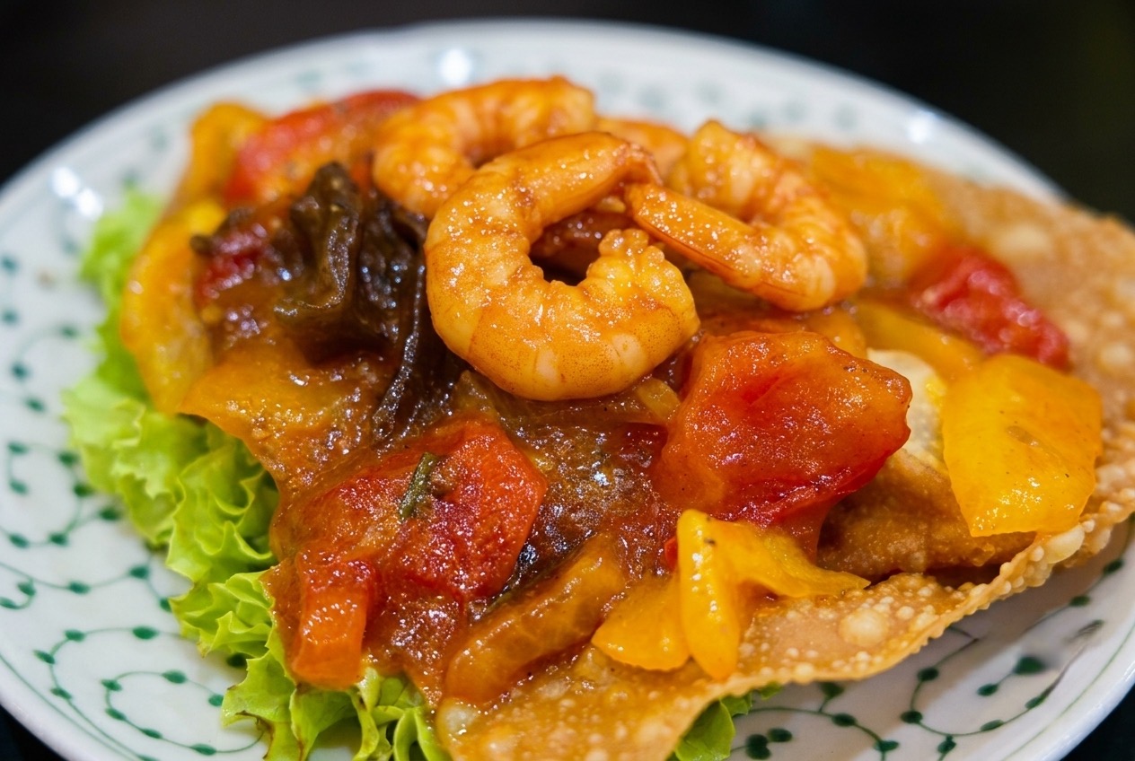 Hoanh Thanh Chien - Crispy fried wontons Hoi An style