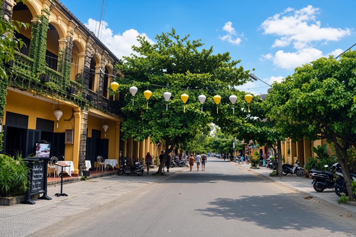Hoi An Ancient Town streets near accommodation