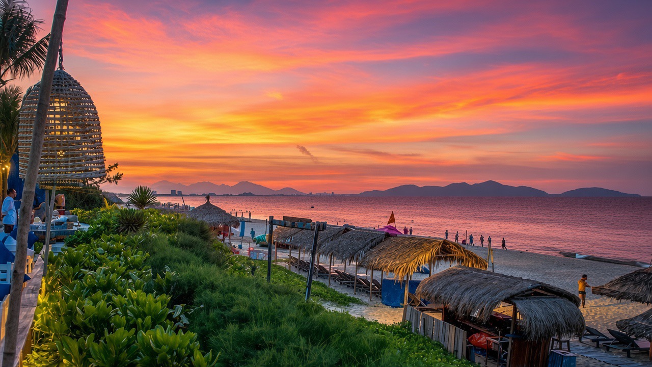 An Bang Beach near Hoi An accommodation area